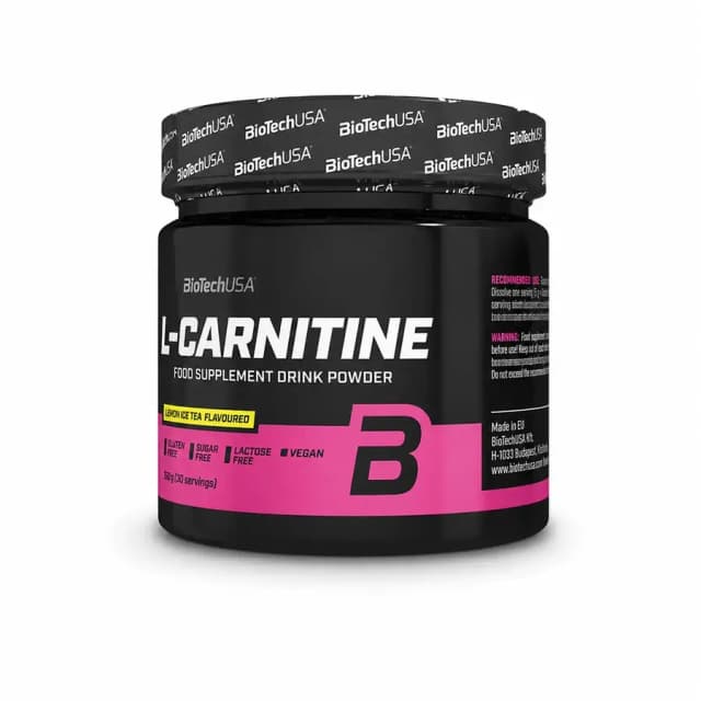 BQ BioTechUSA L-Carnitine Powder Lemon Ice Tea 150 g (30 Servings)