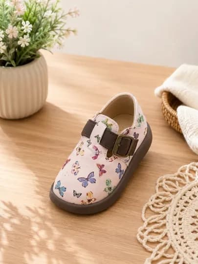 Детские туфли для девочек, Premium, легкие, удобные, размер 22–26 — BILKIDS-QIZLAROYOQKIYIMI-РОЗОВ-26