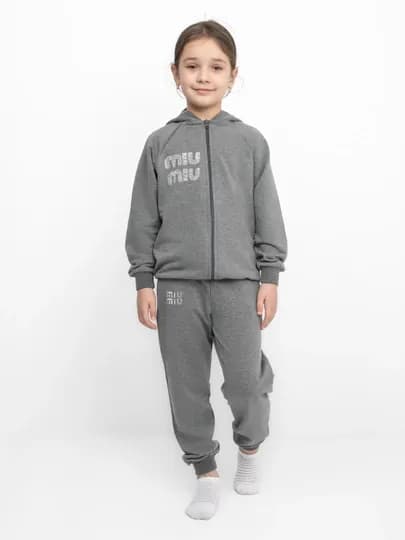 Тонкая легкая спортивная ветровка с капюшоном, 7-15 лет, MIU MIU — NISAFUT-MIUMIU-MIUMI16