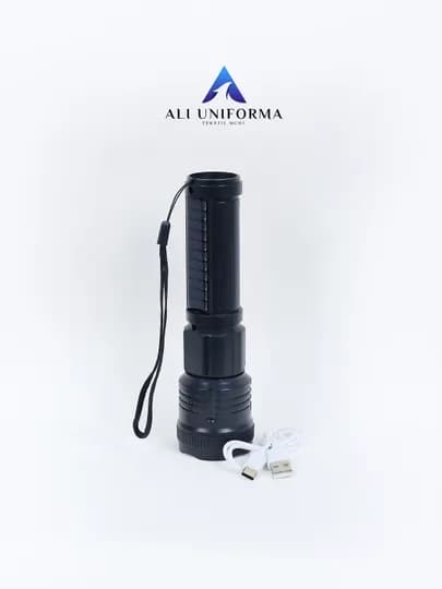 Тактический фонарь JIUGEN JGPRO/BX-57 с ZOOM-фокусом, USB-C зарядкой и водозащитой IPX6 — TACKIDS-IDCASEFONARLAR-ТЕМНСЕР