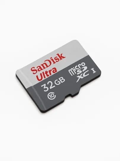 Флеш-карта SanDisk Micro SD 32GB — быстрый накопитель, Class 10, адаптер — SMELECT-FLESHKA20