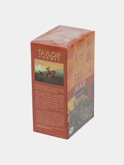 Чай черный Taylor Tea Blaze, со вкусом спелого апельсина, 100 гр — TAYTEA-BLAZE