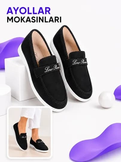 Мокасины женские, лоферы, обувь женская, 36-40 размер, маломерит на размер — ELTEX-LOROBEN-ЧЕРН-36