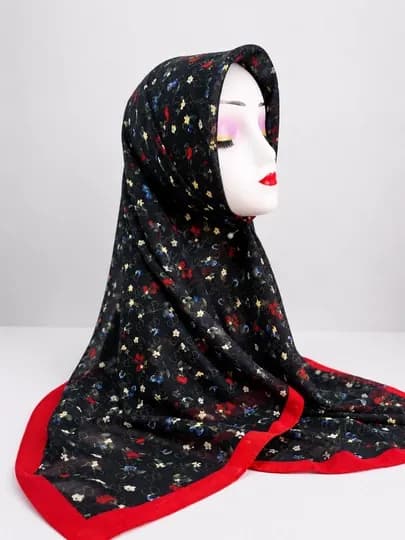 Christian dior Женский платок — LASABEL-ДИОР11-БАГРОВ