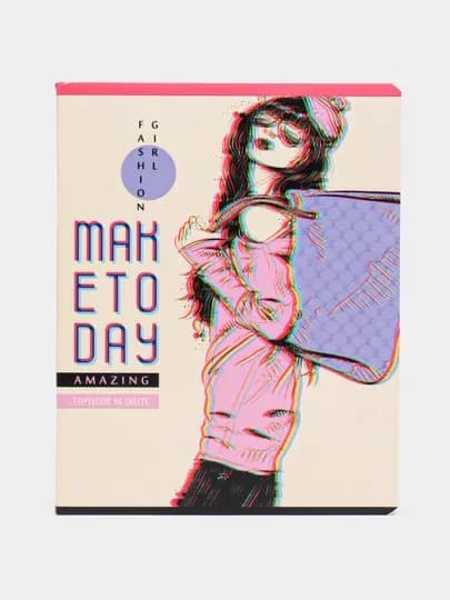 Тетрадь BG Твой стиль, клетка, А5, 96 листов — DESKFOR-P1050F6-СВЕТЖЕЛ