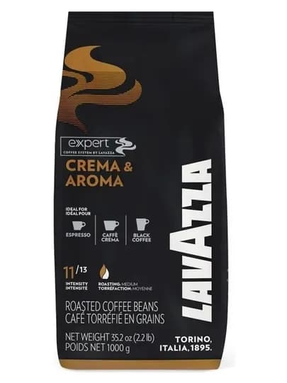 Кофе жареный в зернах Lavazza Crema & Aroma, 1 кг — VENDING-KOFE003