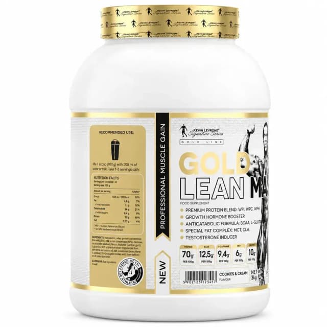 Geyner Kevin Levrone Gold Lean Mass 3 kg Cookies & Cream