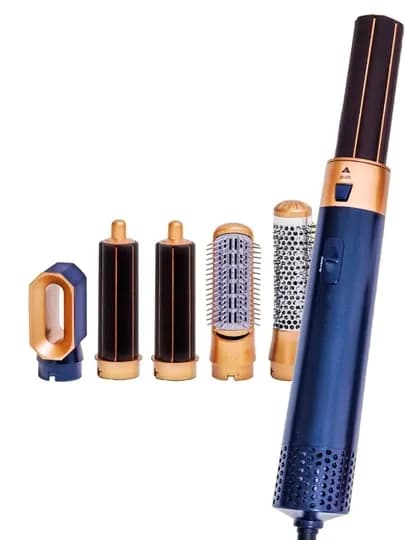 Фен-стайлер, Dyson, 5 в 1, для всех типов волос — LUXEUZB-DYSON-ИНДИГО