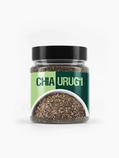 Семена чиа, 150 г, 200 г, 400 г, здоровое питание — MIRUMDL-CHIA-200gr