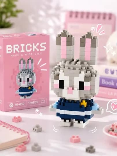 3D-конструктор LEGO, головоломки и игрушки для детей и взрослых — STIKR-TANLASHOP3DC1LEGO-СЕРЫЙ