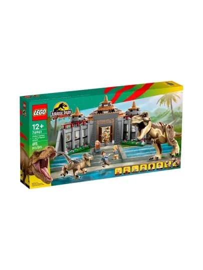 LEGO Jurassic World 76961 Центр для посетителей: Т-рекс vs Раптор, 693 детали — KASPI-76961