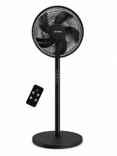 Вентилятор Aura PS-40RM 40 см с пультом, 5 лопастей, 3 скорости, таймер — RONEXTA-VENT-ЧЕРН