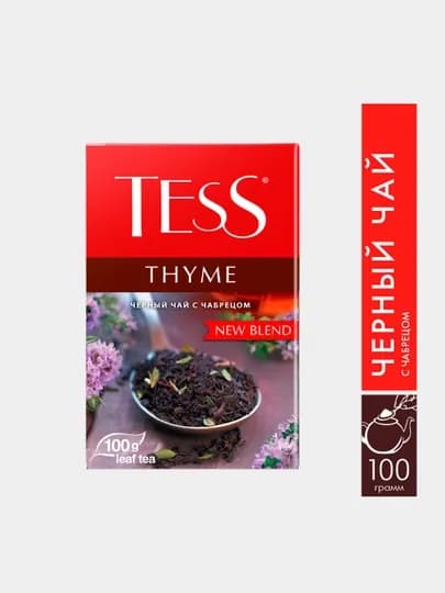 Черный чай Tess Thyme, листовой, 100 г — NIVEA-GRE0035
