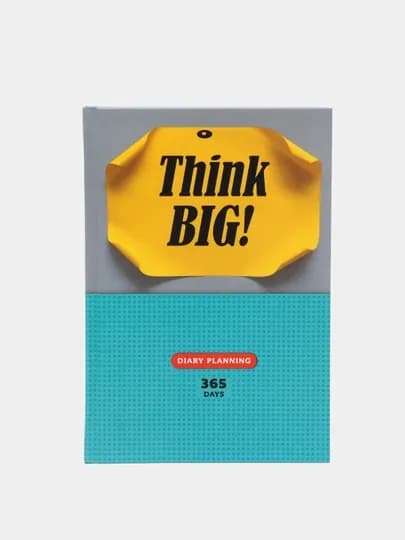 Ежедневник недатированный BG Think BIG, матовая ламинация, А5, 176 листов — DESKFOR-P003526