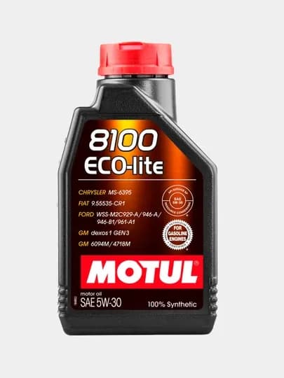 Моторное масло Motul 8100 ECO-Lite 5w30, 5 л Dexos1 gen3 (V) — MOTUL-ECLTE5L