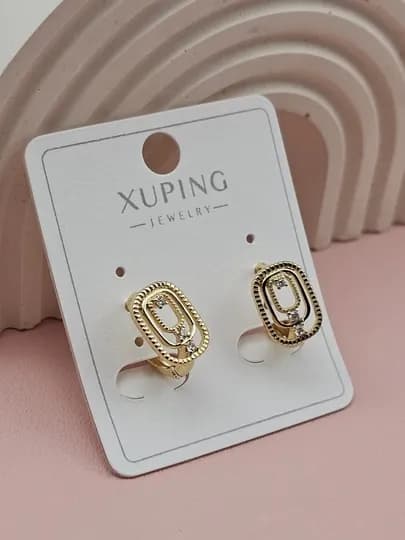Женские серьги золотого цвета, бренд Xuping — LESHOES-XUP001-СВЕТСЕР