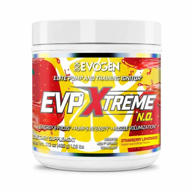 Trenirovkadan oldingi majmua Evogen EVP Xtreme N.O. 488 g Strawberry Lemonade