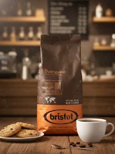 BRISTOT, Buongusto Кофе зерновой, 1кг — BRISTOT-BUONGUSTO