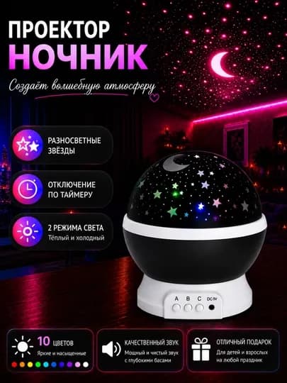Проектор «Звездное небо» – ночник, создающий волшебную и спокойную атмосферу в вашем доме — SABOPS-FBSPROEKTORLAR-МЕНТОЛ