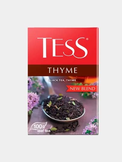 Черный чай Tess Thyme, листовой, 100 г — NIVEA-GRE0035
