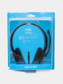 Наушники Logitech h151 гарнитура для компьютера наушники для конференций — DEVICE1-H110-ЧЕРН