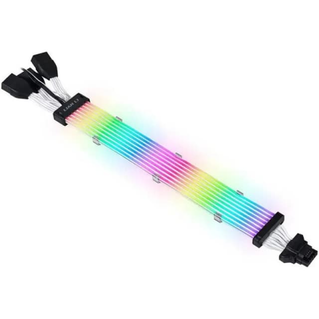 Lian Li Strimer Plus V2 from 3x8-pin to 12VHPWR 8 lights ARGB