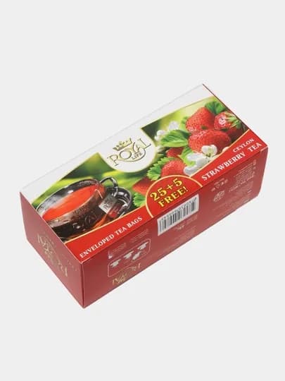 Чай Royal Life Strawberry Tea, 30 пакетиков — ROYALT-P0D6BA6