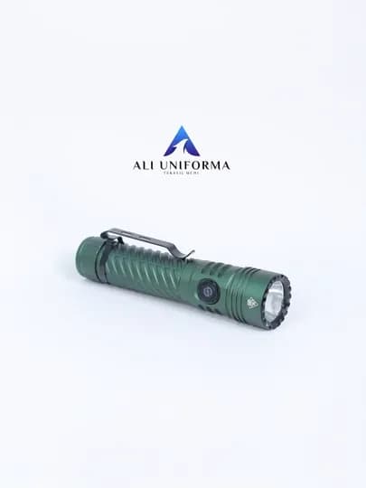 Тактический фонарь JIUGEN JGPRO/BX-57 с ZOOM-фокусом, USB-C зарядкой и водозащитой IPX6 — TACKIDS-IDCASEFONARLAR-ЗЕЛЕН