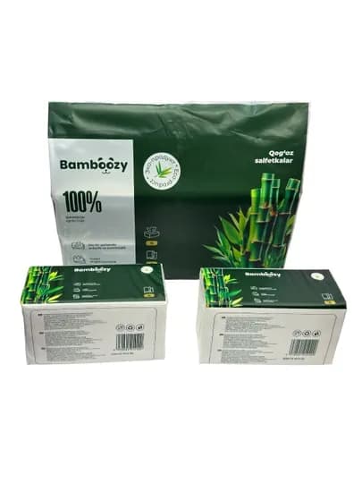 Bamboozy — бумага на 100% из бамбука, гипоаллергенна и безопасна для кожи — 5555MAG-BAMBOOZ