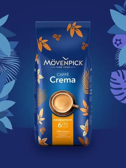 Кофе в зернах Movenpick Caffe Crema, 1 кг — TEACOFF-CREMA1