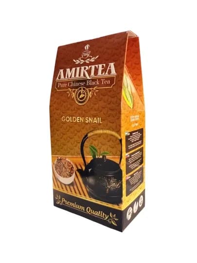 Амир Чай, черный, Китай В/С Golden Snail, 80 гр — АМИРТЕА-651236