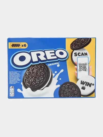 Печенье Oreo, с какао и начинкой с ванильным вкусом, 228 г — ROSHEN-P13199F