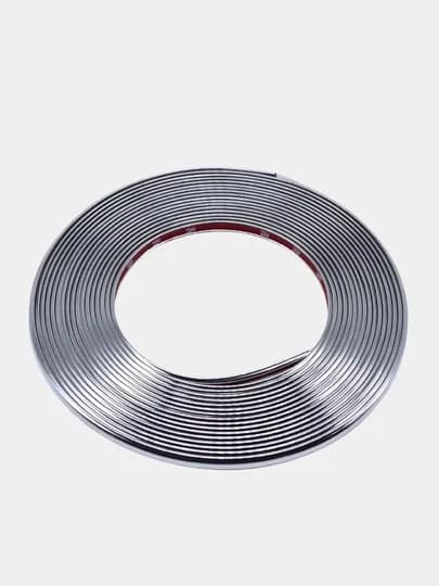 Защитная декоративная молдинг лента для автомобильного диска — LOGOUZ-LENTAMO-СЕРЕБРН