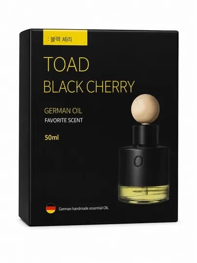 Ароматизатор для автомобиля TOAD Black Cherry 50 мл, премиальный автопарфюм черной вишни — AVTOSOT-АРОМATOADCHERRY