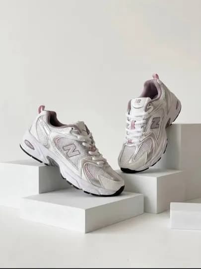NB530 - oсенние кроссовки для женщин и девочек, для бега, повседневной носки — MILENA-A139-РОЗОВ-39