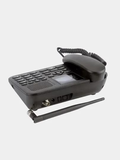 Стационарный беспроводной телефон GSM ZTE 600, 2 слота для SIM-карт, FM-радио — SELECTR-GSMTEL-КРАСН