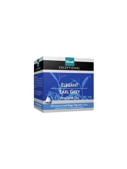 Чёрный чай Dilmah Elegant Earl Grey, в пирамидках, 20 шт, 40 г — FOODST-P00AEF0