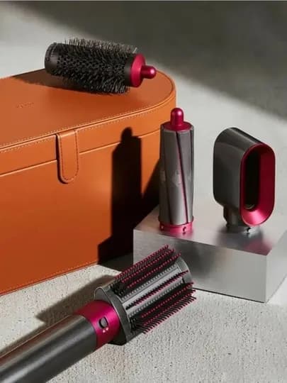 Фен-стайлер, Dyson, 5 в 1, для всех типов волос — LUXEUZB-DYSON-ГОРЧИЧ