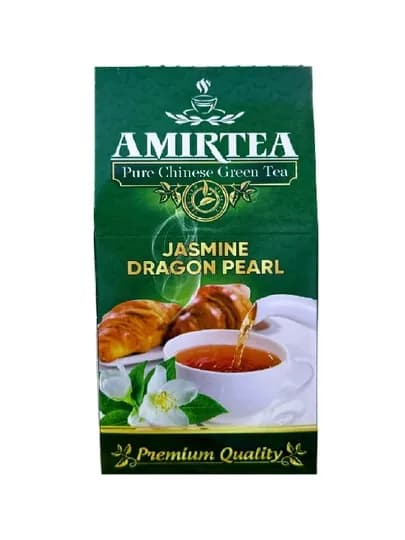 Амир Чай зеленый Китайский В/С Jasmine Dragon Pearl, 100 гр — АМИРТЕА-651168