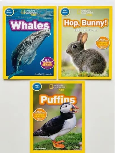 National Geographic Kids: Набор 30шт, 3шт или 1шт по выбору — USATOYS-PREREADER-МЕДН