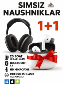 Беспроводные наушники-вкладыши Pods, 1+1 наушники для iPhone и Android P9, MAX — MAG777-P9X01002-БЕЛЫЙ