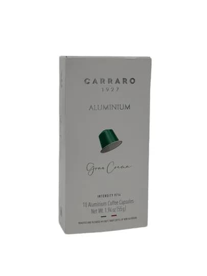Кофе в капсулах Carraro Gran Crema для Nespresso, алюминиевые, 10 шт — TCFSHOP-CARRACOGREENCREM