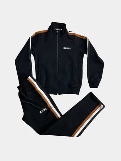 Детский спортивный костюм, двойка, 7-12 лет — FASHWOM-61-ЧЕРН-38