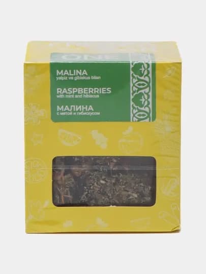 Чай Fruteabar ONE Малина с мятой и гибискусом, 5 пакетиков, 8 гр — FRUTEA-P0C7FE0