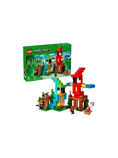 Конструктор LEGO Minecraft 21282 Попугайные домики, 535 деталей — KASPI-21282