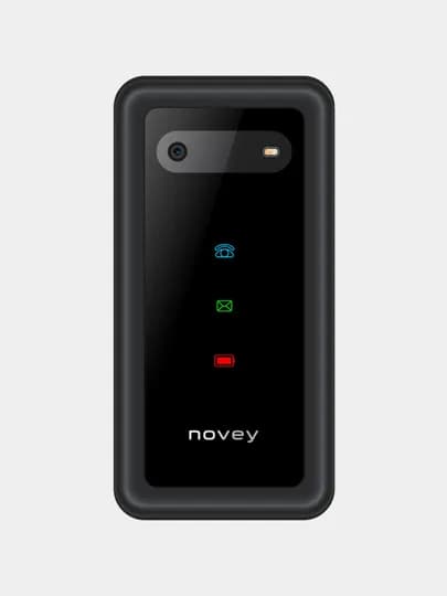 Мобильный телефон Novey Z320, раскладушка, 2 SIM, камера, кнопочный телефон — NOVEY1-Z320-ЧЕРН