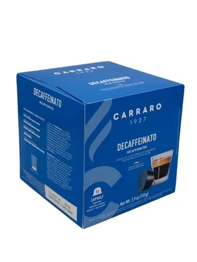 Кофе в капсулах Carraro Decaffeinato — кофе без кофеина для Nescafé Dolce Gusto — TCFSHOP-TCFC0132