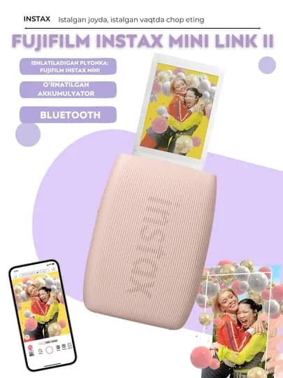 Принтер для смартфона Fujifilm Instax Mini Link 3 — INSTAX-LINK3-РОЗОВ
