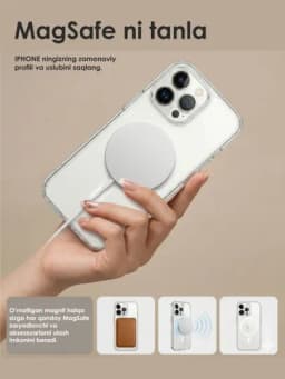 Чехол для iPhone XR, X, XS, XS Max, 11, 12, 13, 14, 15, 16, Pro, Pro Max — DOOUPCA-CASE001-13 PM