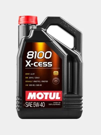 Моторное масло Motul 8100 X-Cess 5w40, 4 л — MOTUL-P103B09